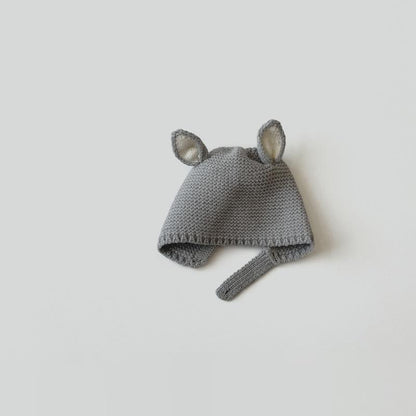 Baby Hat Bunny Ear Knit Wool Hat