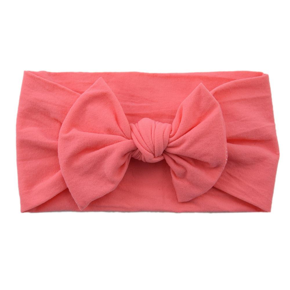 Children's Hair Accessories Nylon Bow Hair Band