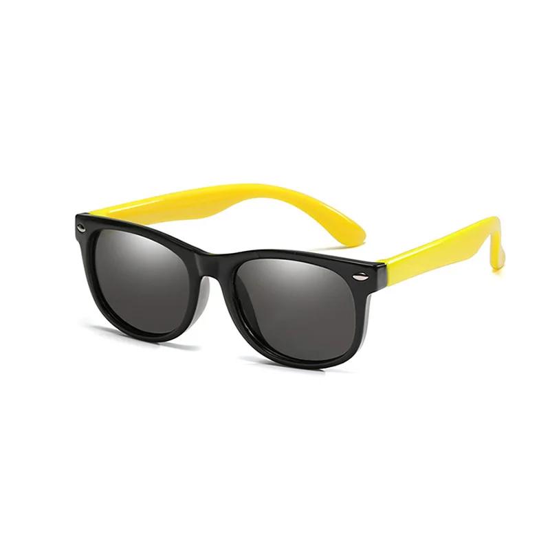 Polarized Kids Sunglasses TR90 Silicone Gel Frame
