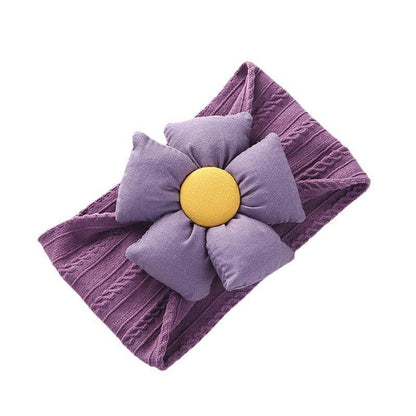 Children's Nylon Flower Hair Band