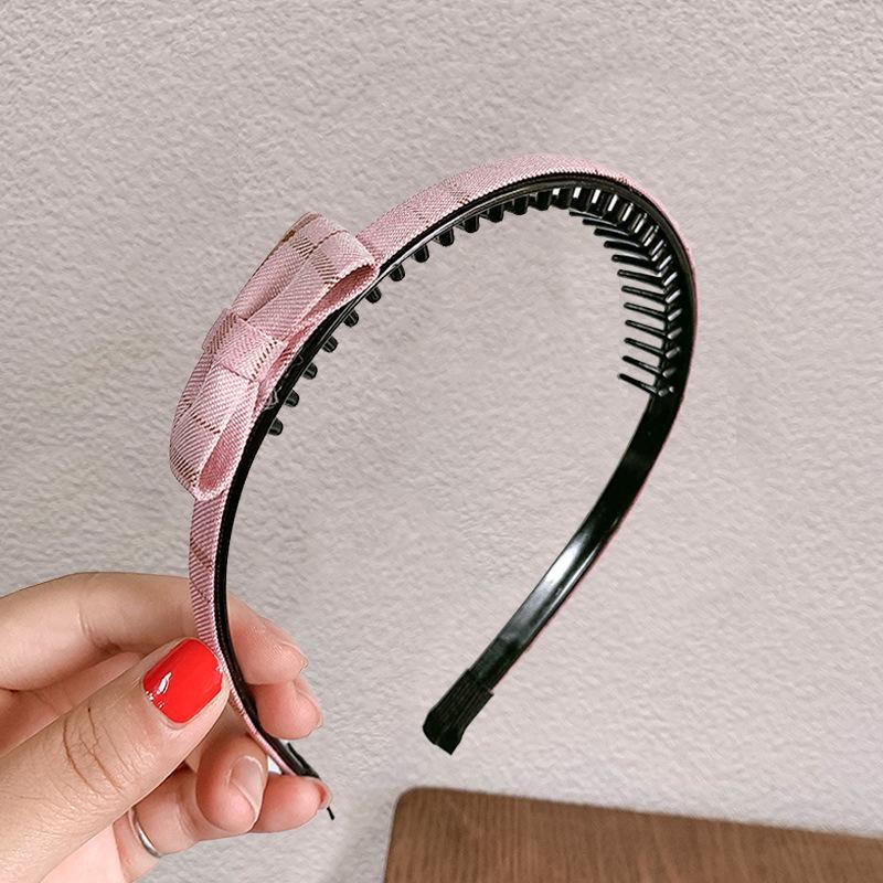 Children's Bow Hair Hoop Toothed Non-slip Hairpin