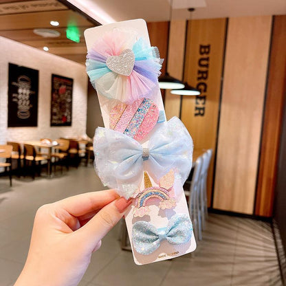 Rainbow Gradient Bow Hairpin