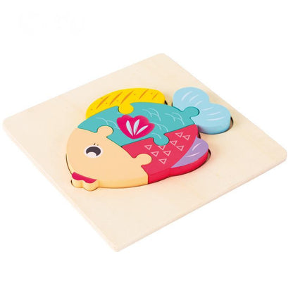 Children's Cartoon Puzzle Puzzle Wooden Toy