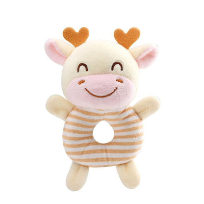 Baby Round Hand-cranked O-shaped Rattle Hand-scratched Doll