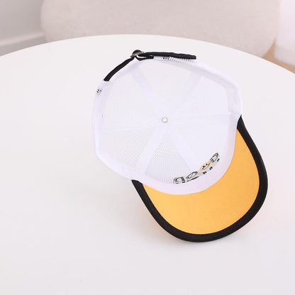 Good Luck Smiley Kids Mesh Sunshade Mesh Cap