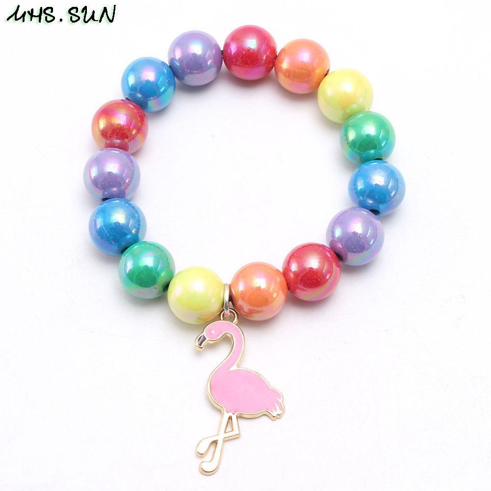 Rainbow Beaded Bracelet for Children