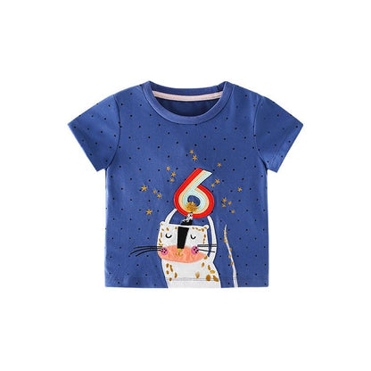 Boys' T-shirt short sleeve crew neck