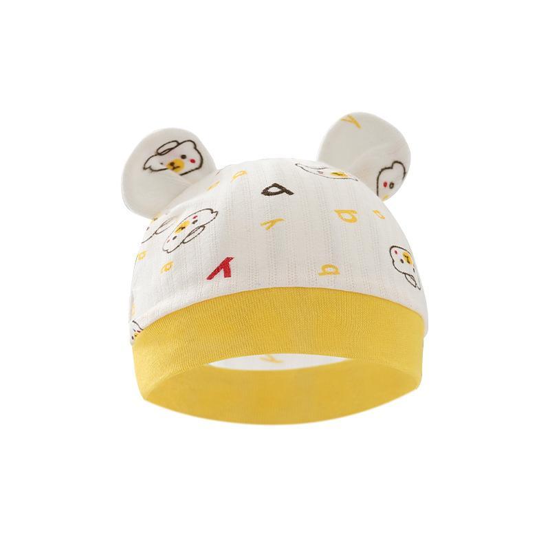 Binaural Printed Hat For Newborn Baby