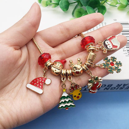 Christmas Children's Bracelet Set Handmade DIY Large Hole