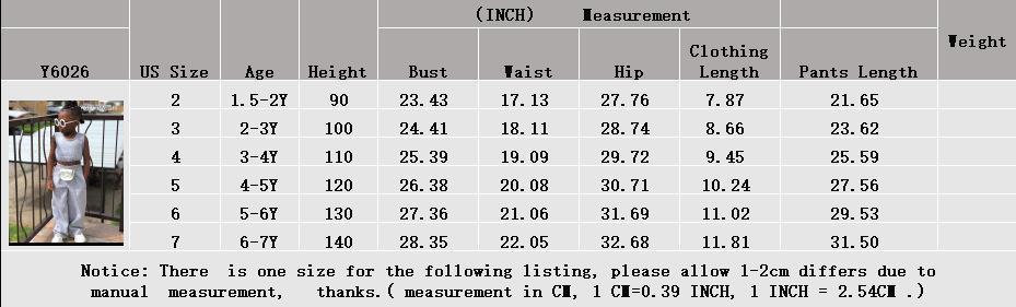 Girls' Casual Sleeveless Vest