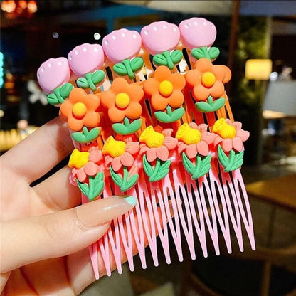 3pcs/set Broken Hair Comb Girl's Cute Hair Accessories