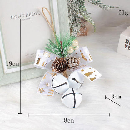 Christmas Bell Christmas Tree Bow Ornaments Decoration