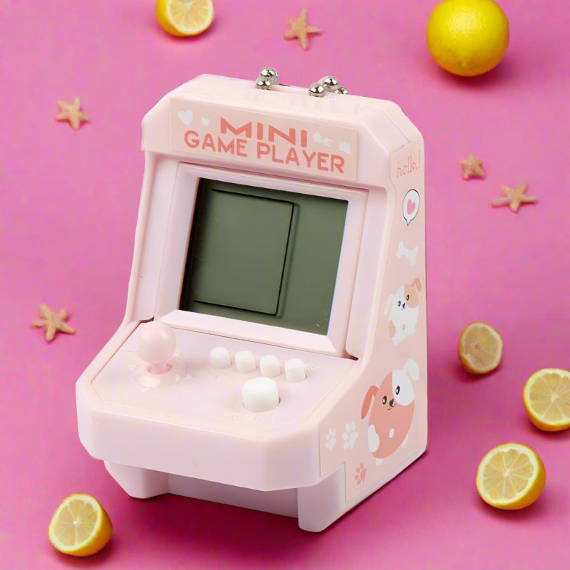 Retro Handheld Arcade Game Machine Keychain