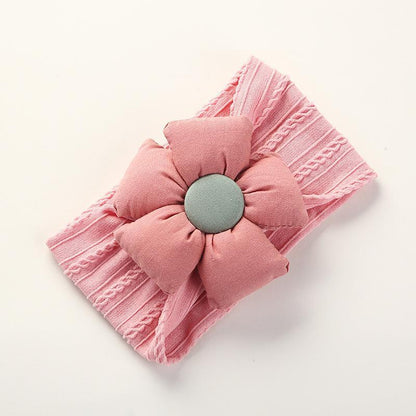 Children's Nylon Flower Hair Band