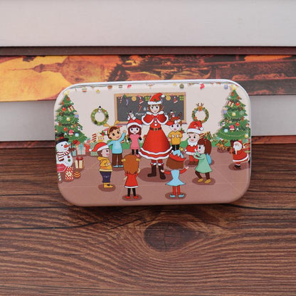 Children Christmas Wooden Puzzle Toy Gift