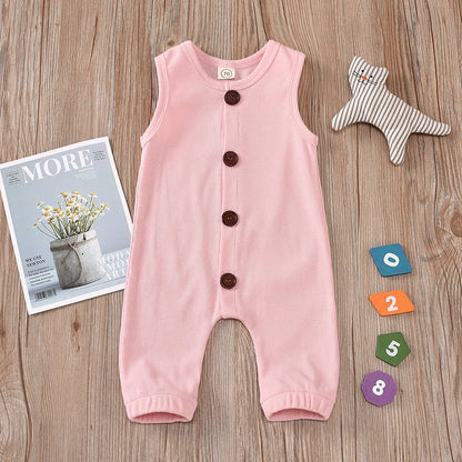 Solid BABY BODYSUIT single breasted