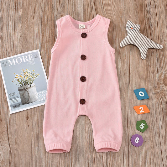 Solid BABY BODYSUIT single breasted