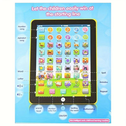 Children's Educational Tablet Toy For 3 Years Old +, Halloween, Christmas, And Thanksgiving Day Gift