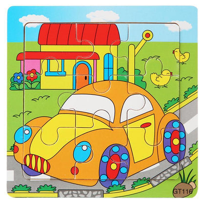 Small Wooden Jigsaw Puzzle for Children