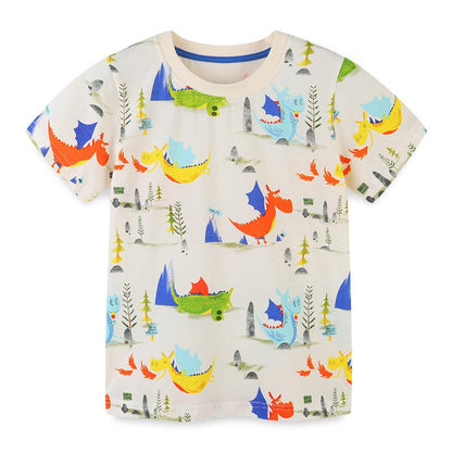Children's short sleeved T-shirt cotton children's wear