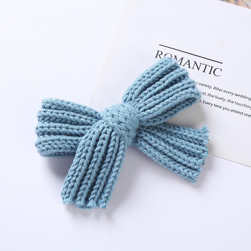 Children's Wool Bow Hairpin