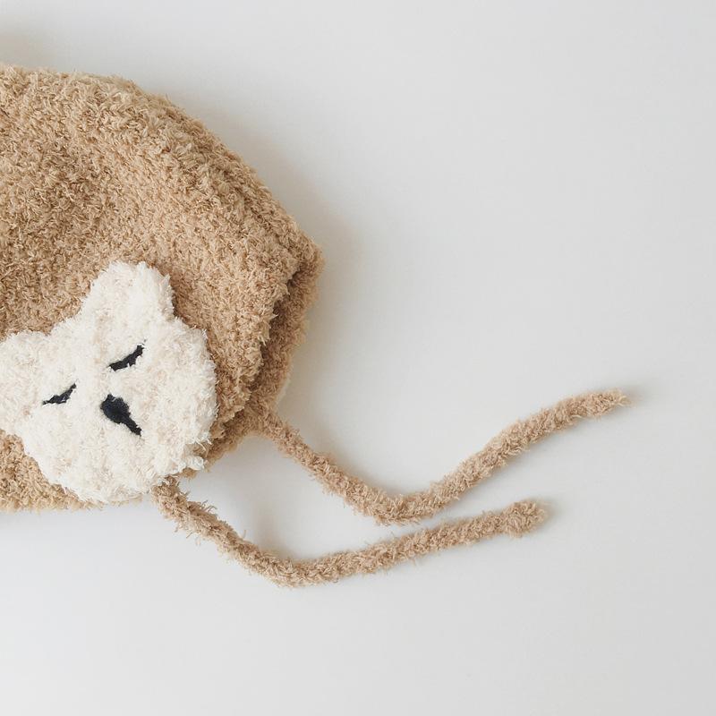 Baby's Hand-Knitted Ear Hood Hood