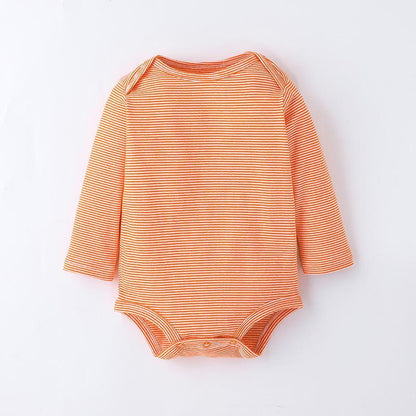 Baby's Striped Long Sleeve Tee Pants Jacket Set of Three