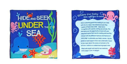 Baby Cloth Book, Stereoscopic Tail Can't Tear Books Toys