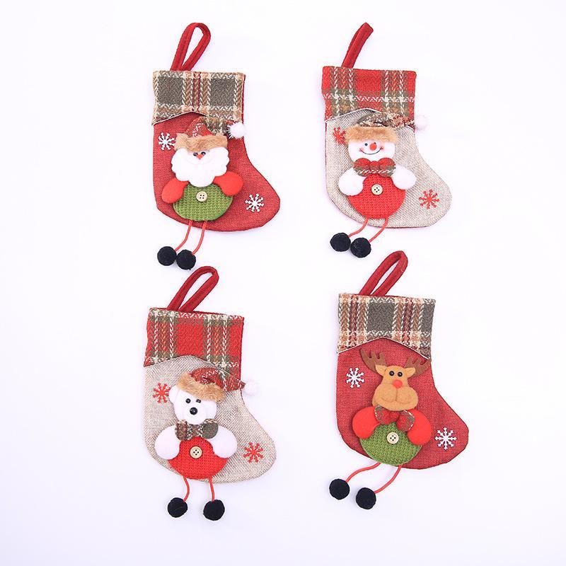 Christmas Stocking Ornaments Gift Bag Christmas Tree Pendant