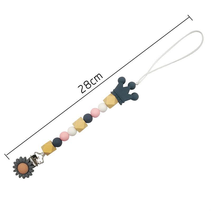 Baby Silicone Pacifier Clip Toy Anti-falling Chain