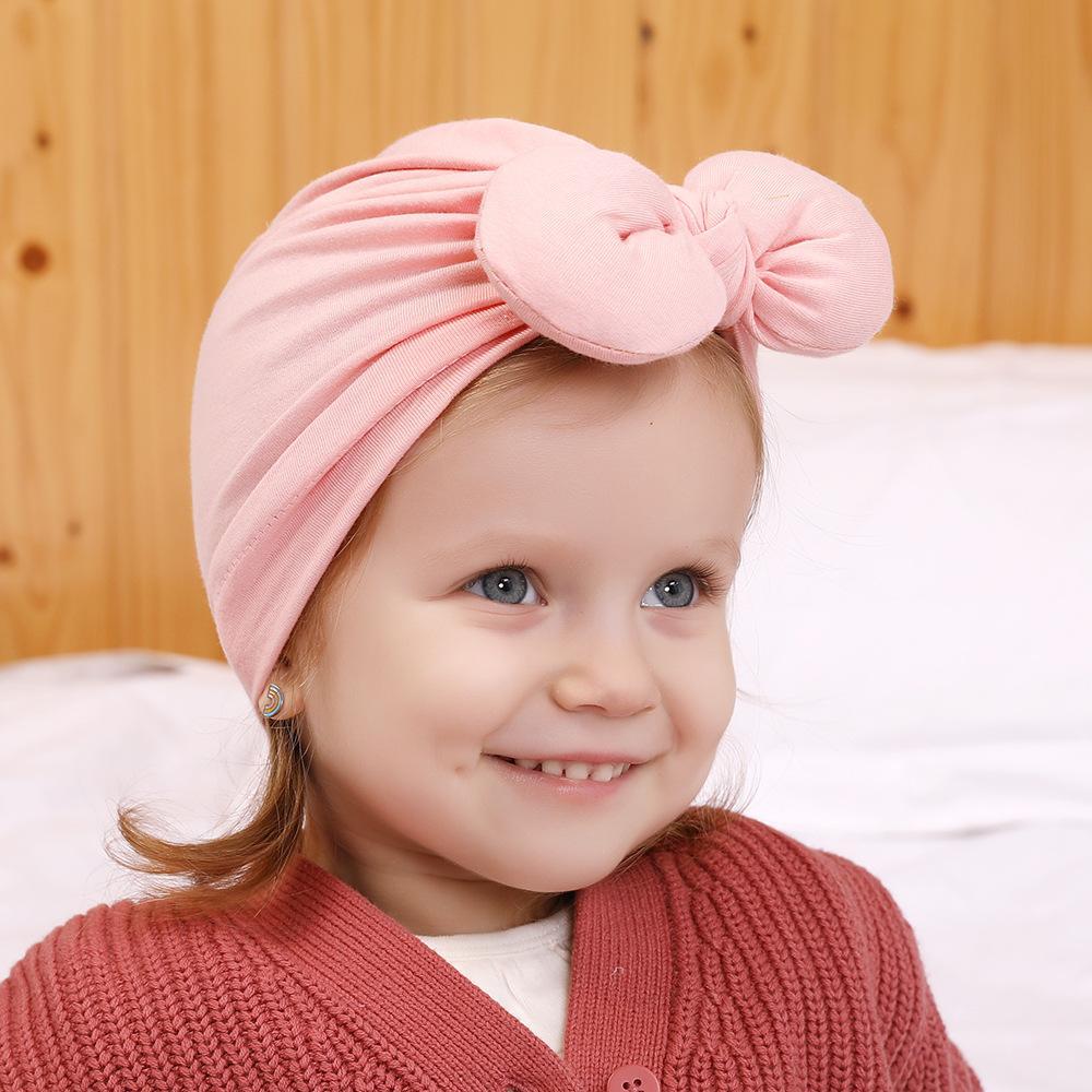 Baby Hat Cotton Bow Hat