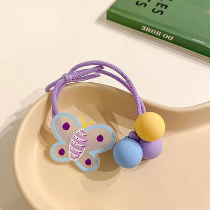 Cartoon Color Graffiti Hair Ring High Elastic Head Rope
