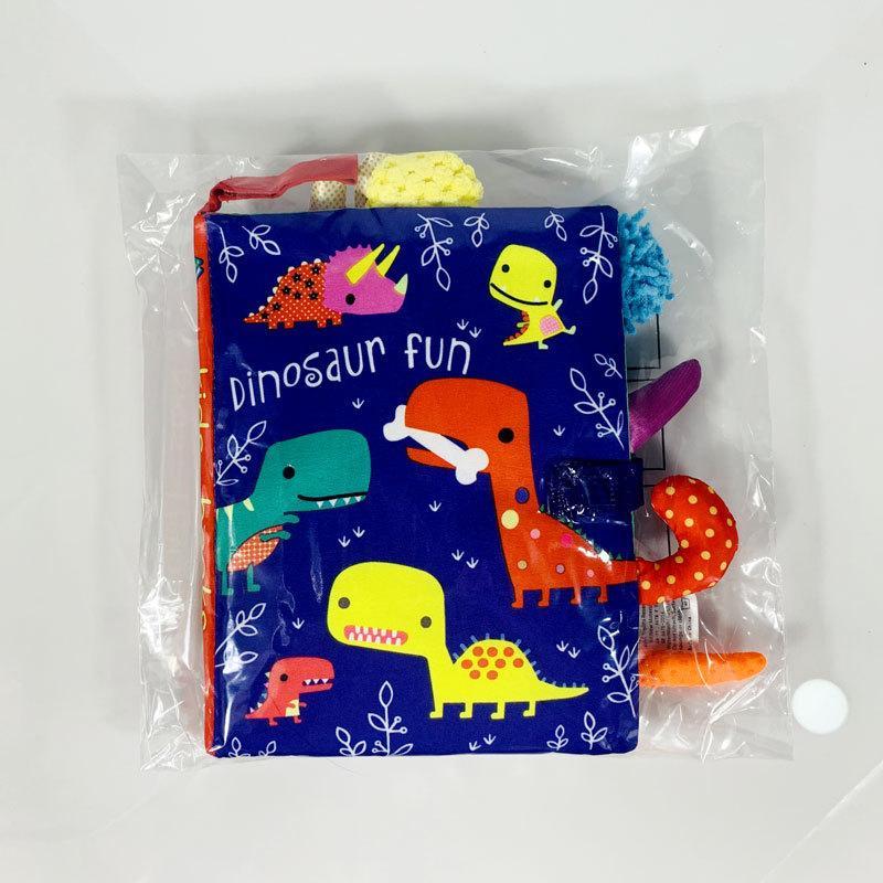 Baby Cloth Book, Stereoscopic Tail Can't Tear Books Toys