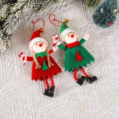 Christmas Ornaments Cute Elf Doll Christmas Tree Decoration