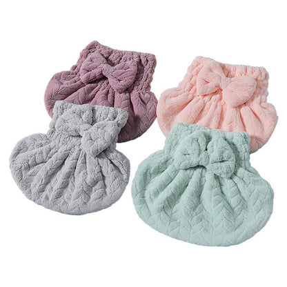 Children's Bow Dry Hair Hat