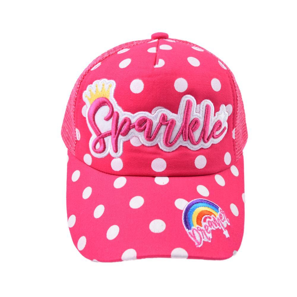 Children's Embroidered Letter Baseball Cap Sunshade Net Hat