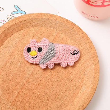 Girl's Sweet Wool Stereo Hairpin