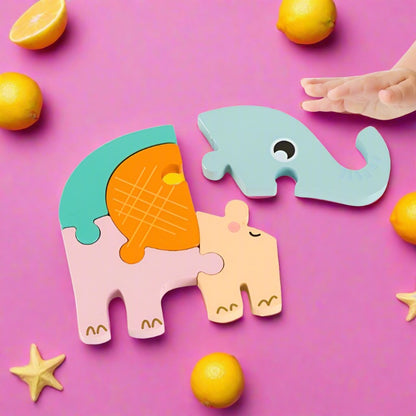 Macaroon Three-dimensional Puzzle Wooden Puzzle Toy