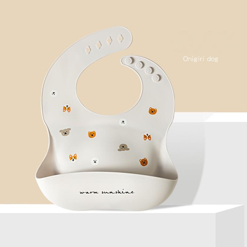 Baby Bib Waterproof Silicone Bib