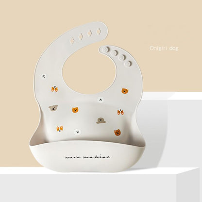 Baby Bib Waterproof Silicone Bib