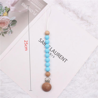 Soothing Nipple Chain Silicone Nipple Pendant Anti-falling Chain