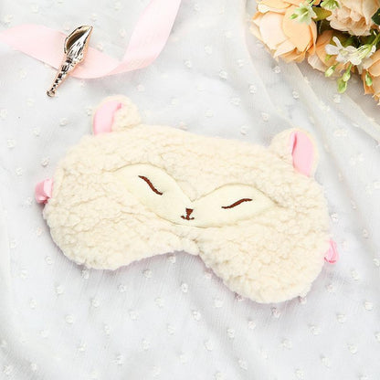 Lamb Hair Cartoon Eyeshade