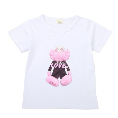 Children's short sleeve T-shirt printed T-shirt