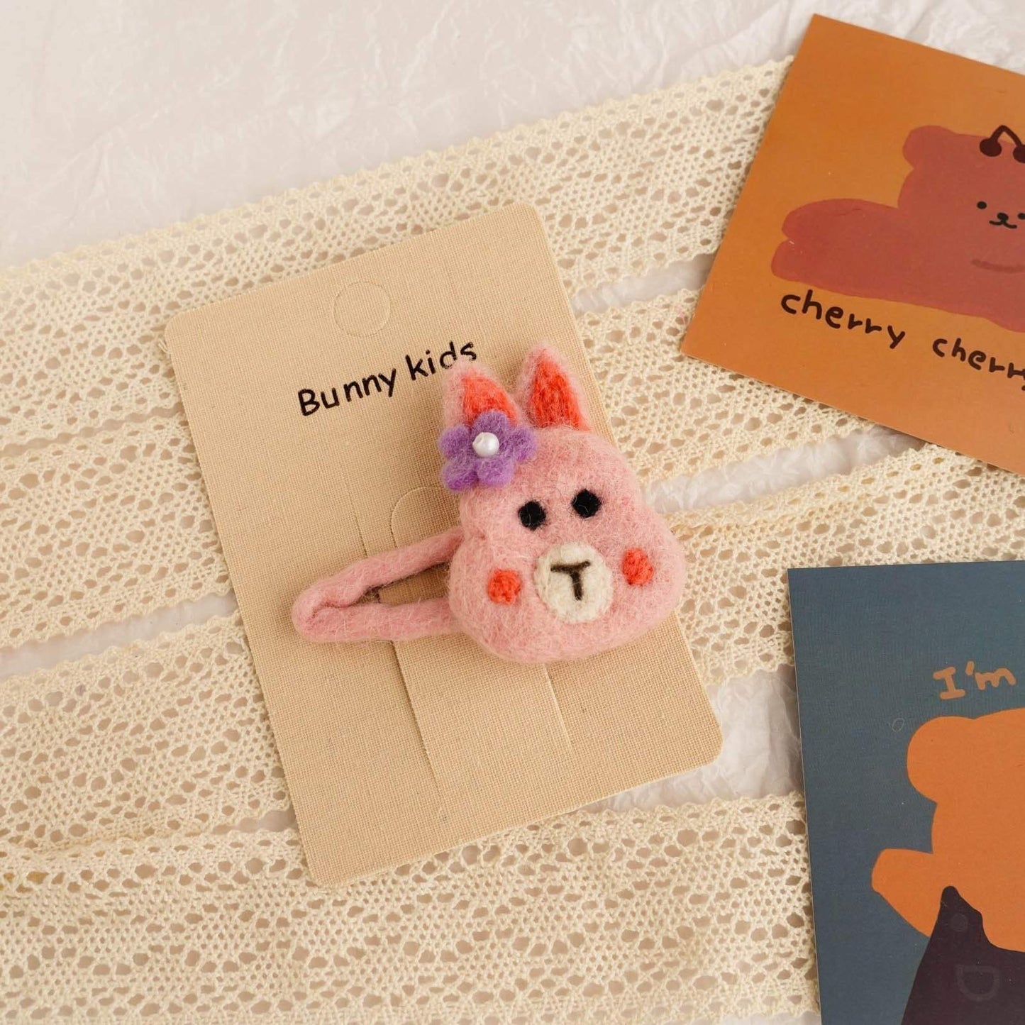 Children's Cartoon Animal Hairpin