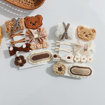 Bear Bow Children's Side Clip Hairpin