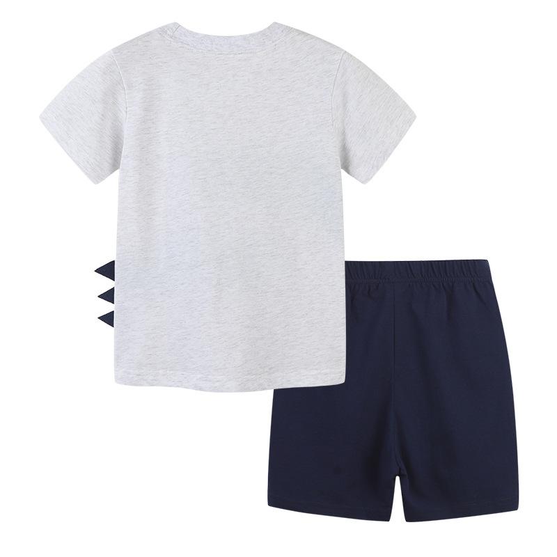 Children's suit knitted cotton suit two piece set