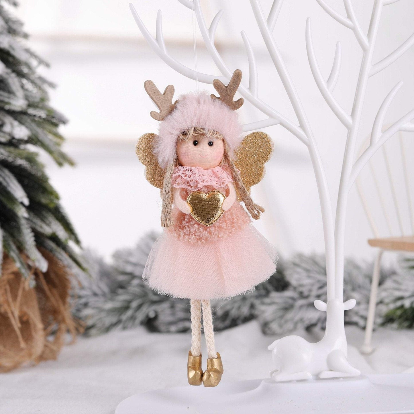 Christmas Decorations Angel Girl Ornaments Children Doll Gift