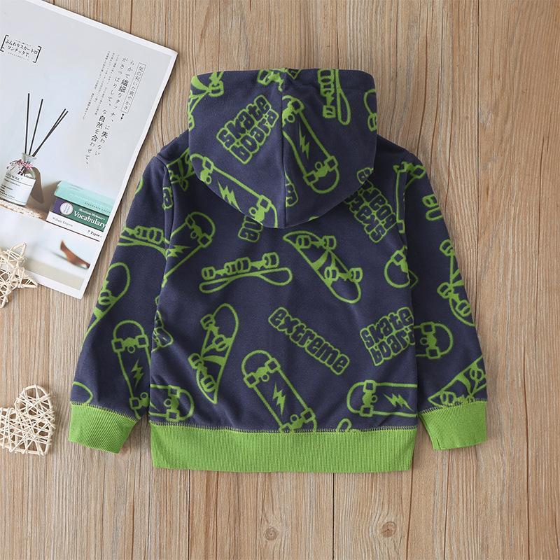 Children's Long Sleeve Zip Hooded Jacket