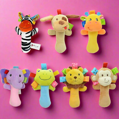 Baby Cartoon Animal Hand Bell Toy