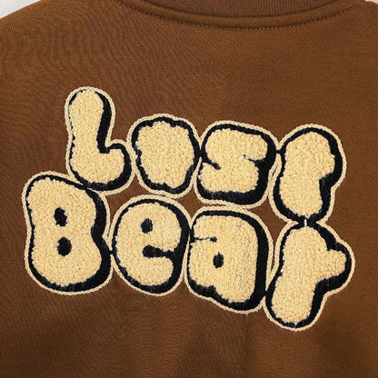 Boy's Jacket Bear Baseball Suit
